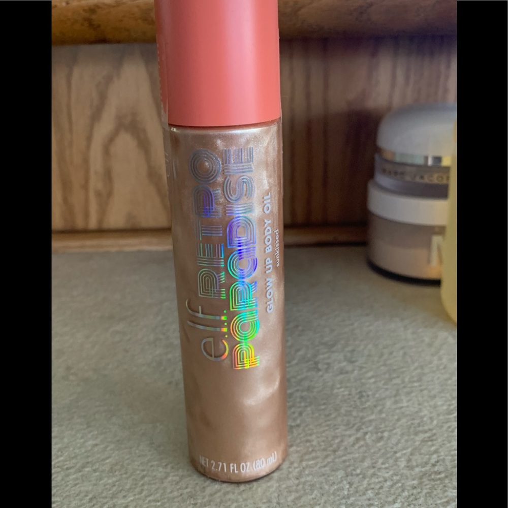 Elf retro paradise glow up body oil